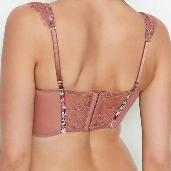 VICTORIAS SECRET DREAM ANGELS UNLINED CORSET BUSTIER BRA TOP size M - Picture 3 of 10